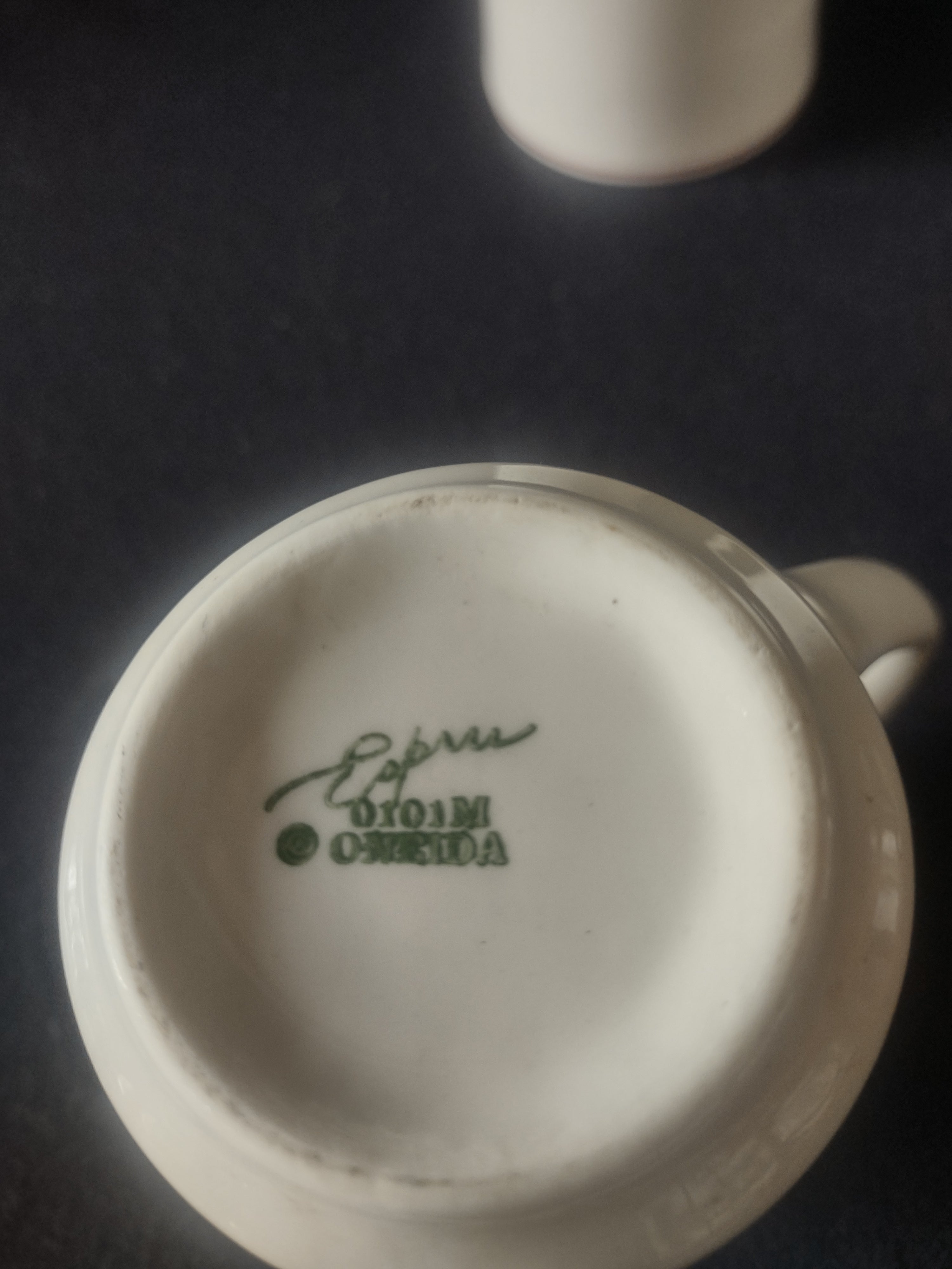 Vintage Oneida Espree Restaurant Ware Coffee Mug Red Stripe Set Of 3 (Lot 5298)