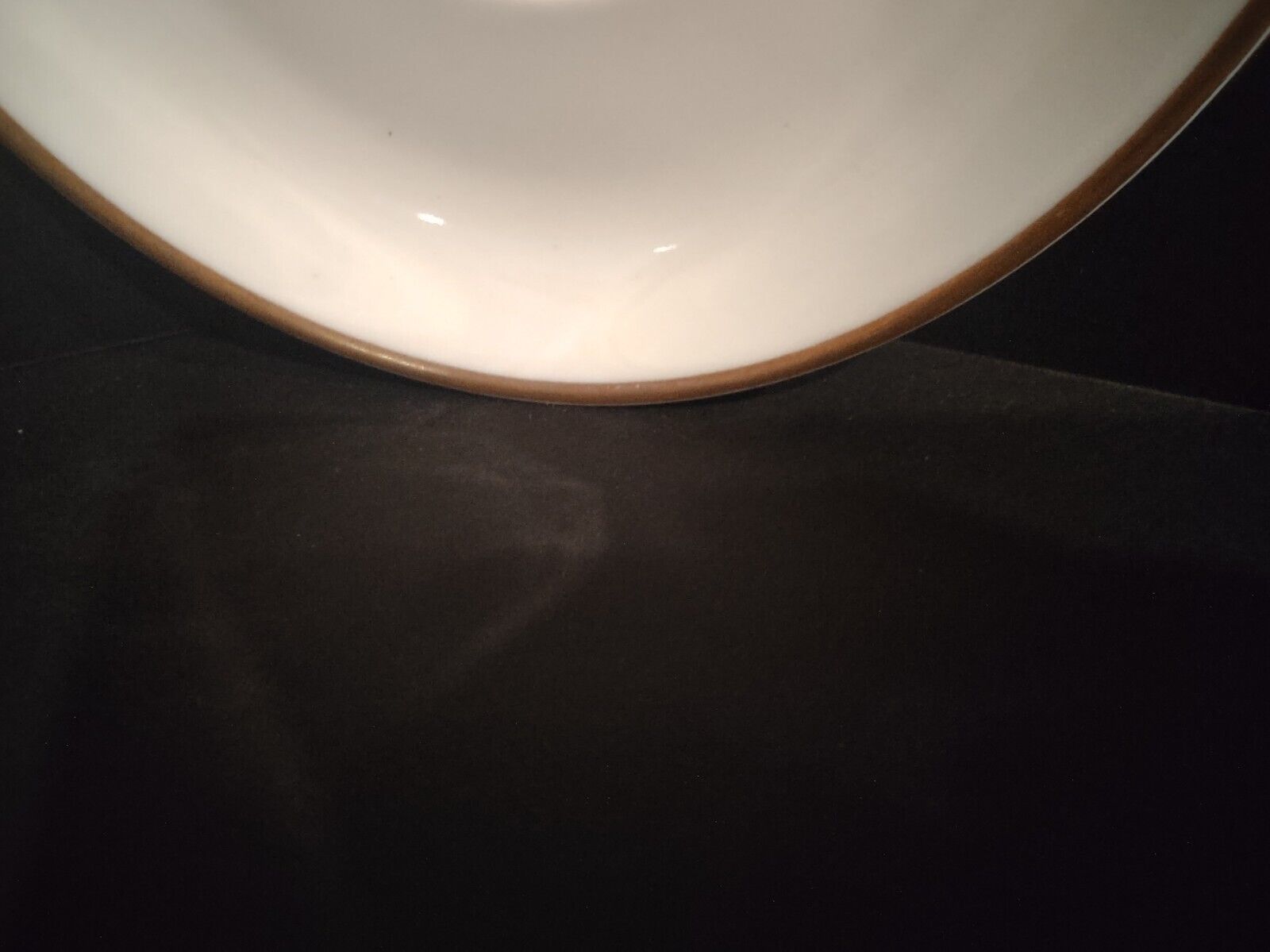 Haviland Limoges France Gold Trim White 5-3/8" Saucer (lot 684)