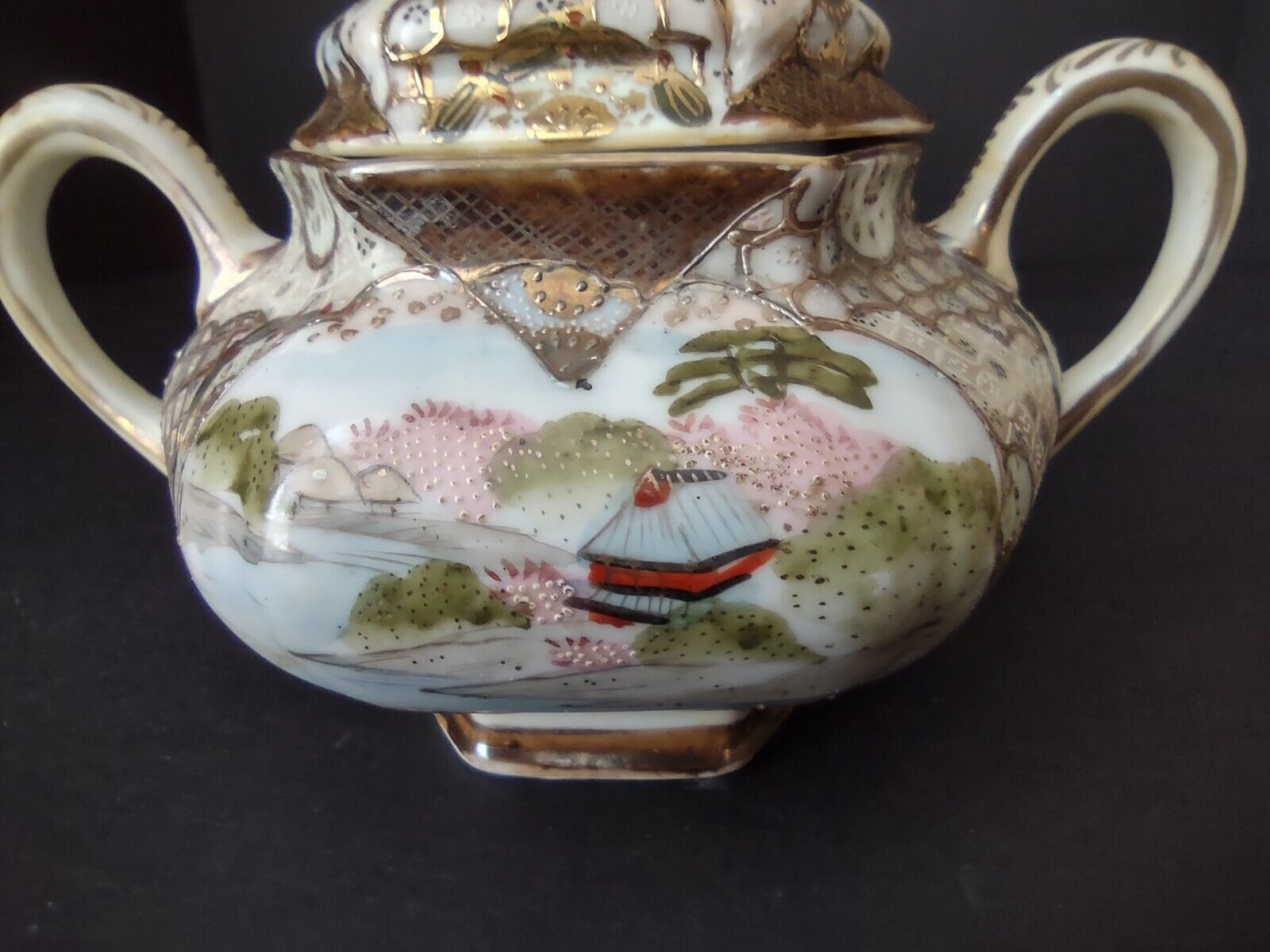 Japan Sugar Dish Creamer Set (lot 715)