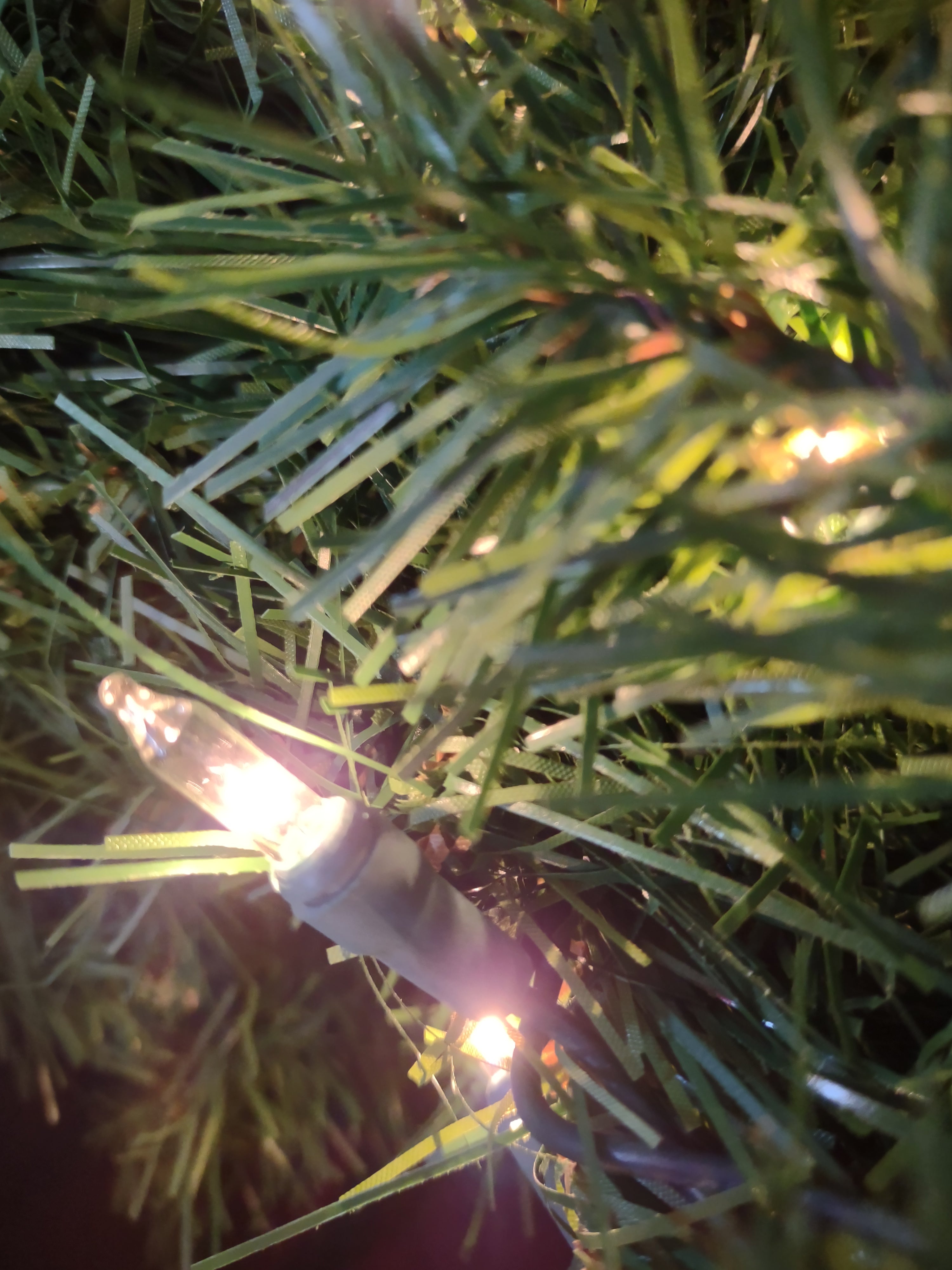 Vintage Christmas Lighted Evergreen Garland 6" (Lot 4819)
