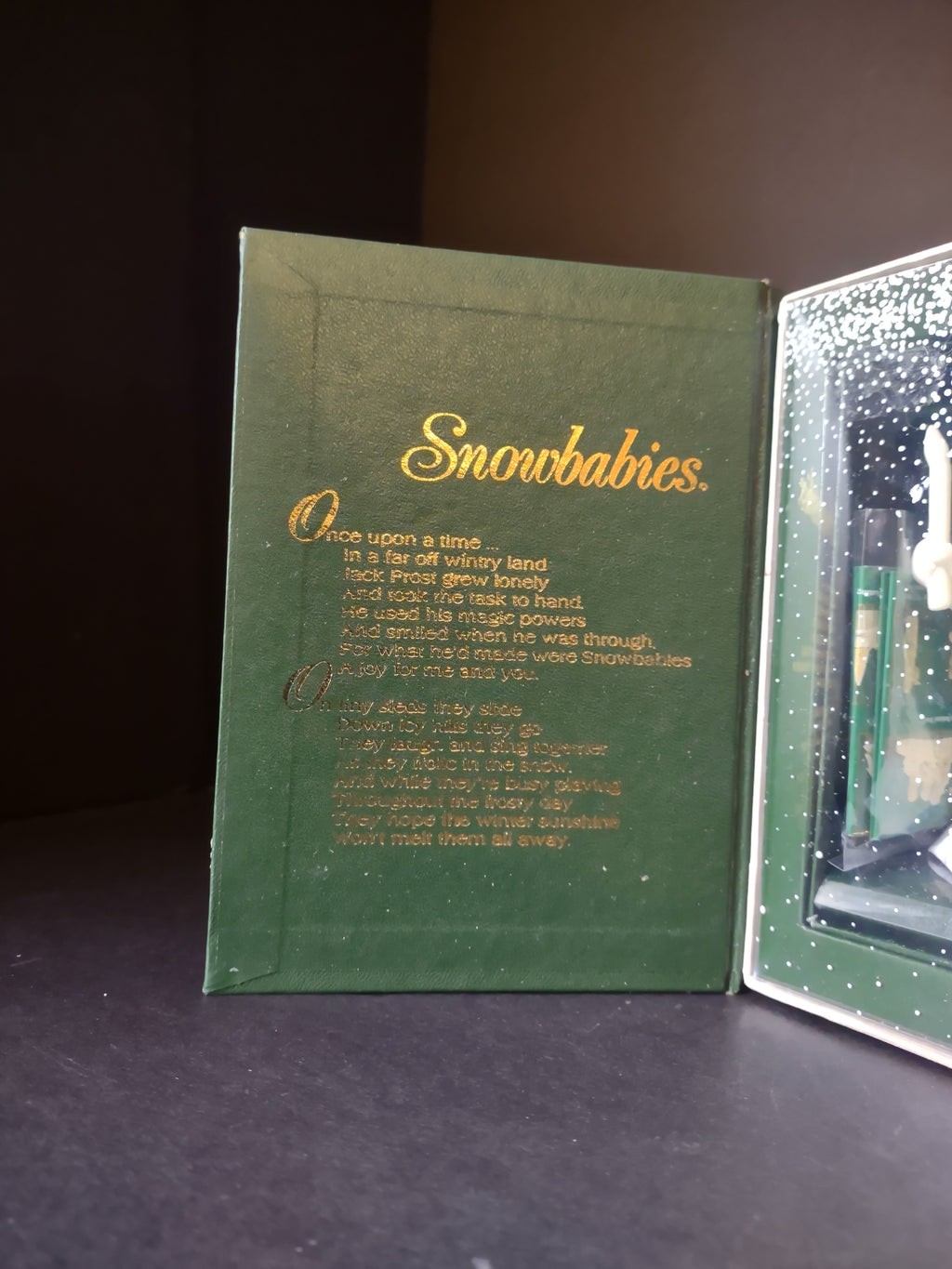 Vintage Christmas Snowbabies Winter Tales "I am so sleepy" (lot 1445)
