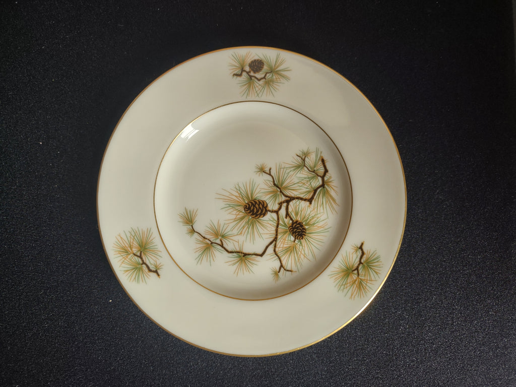 Vintage Lenox Pine W-331 Dessert or Bread Plate 6-1/4" (lot 1866)