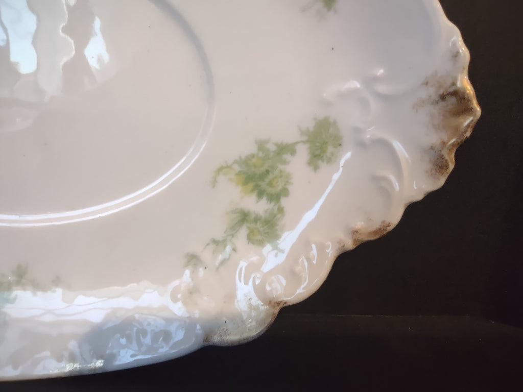 Haviland Limoges France Underplate for Gravy Boat ONLY (lot 1083)