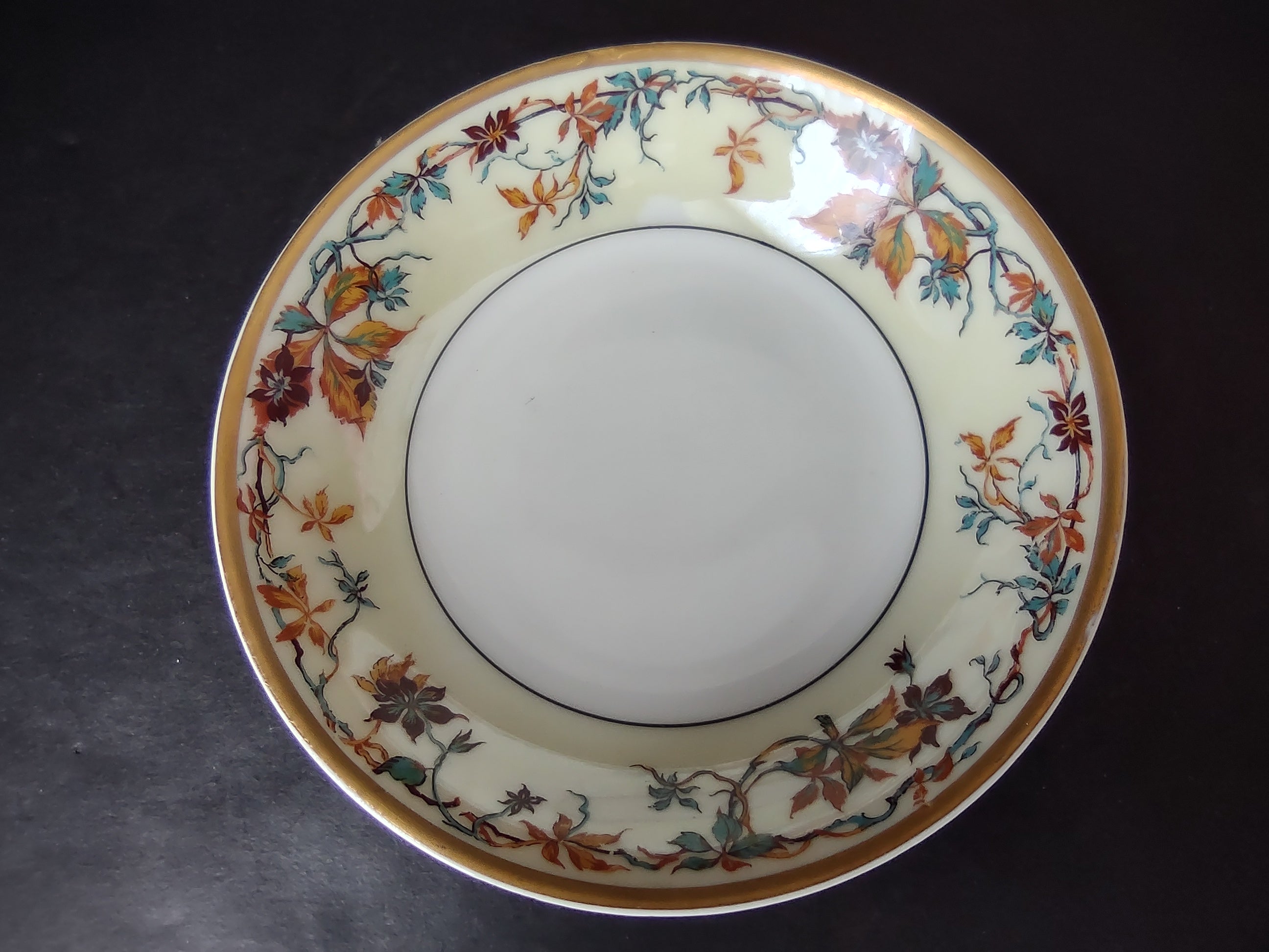Haviland France Limoges Small Bowl Dish Thanksgiving Louvain 5" (lot 978)
