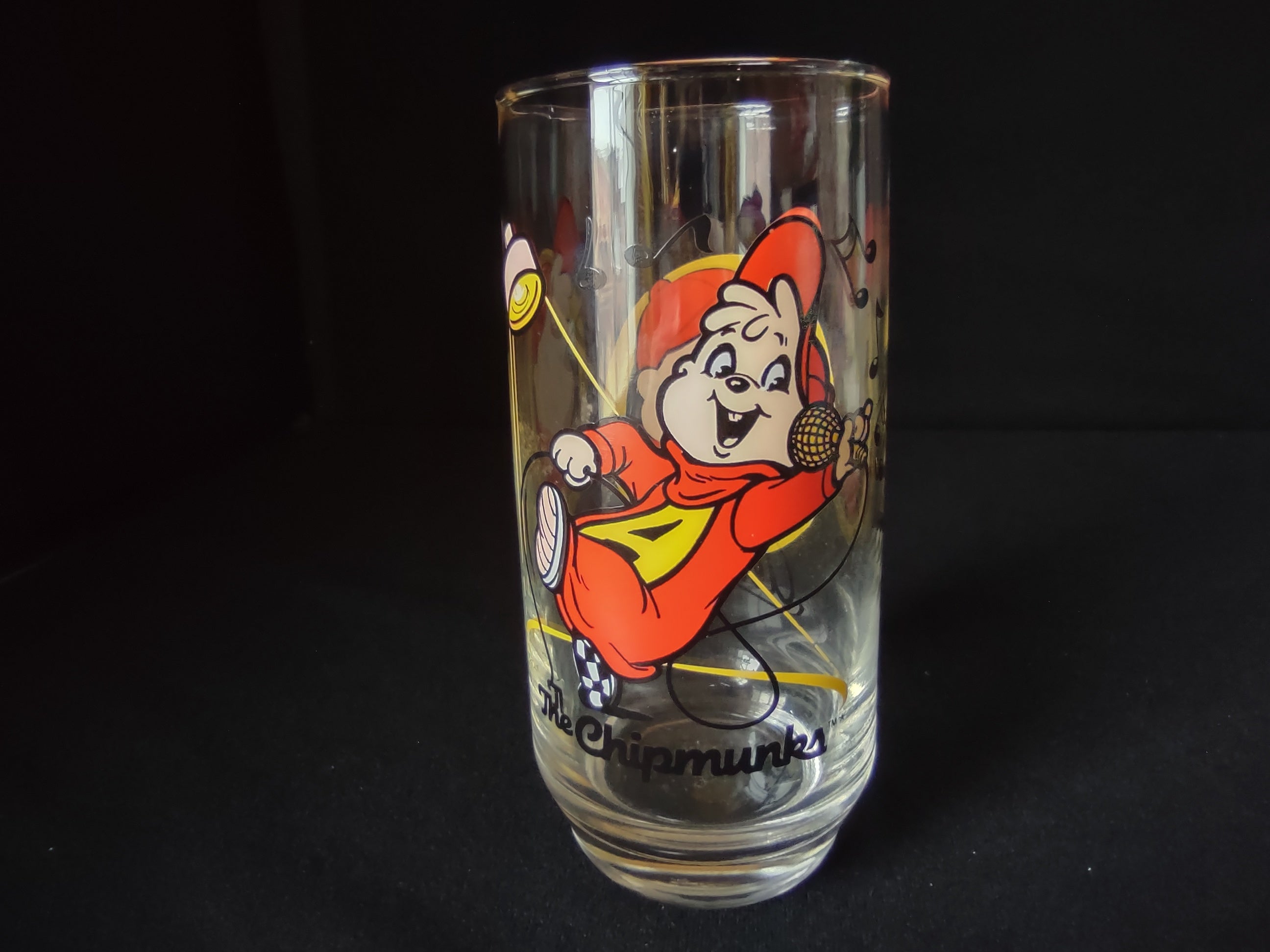 1985 Alvin and the Chipmunks "Alvin" Vintage Drinking Glass (lot1536)