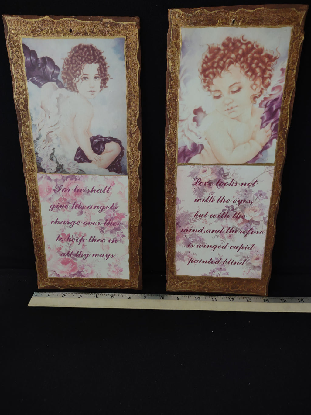 Angel Bible Verse Cupid A Midsummer Night's Dream Wall Hanging (Lot 3863)