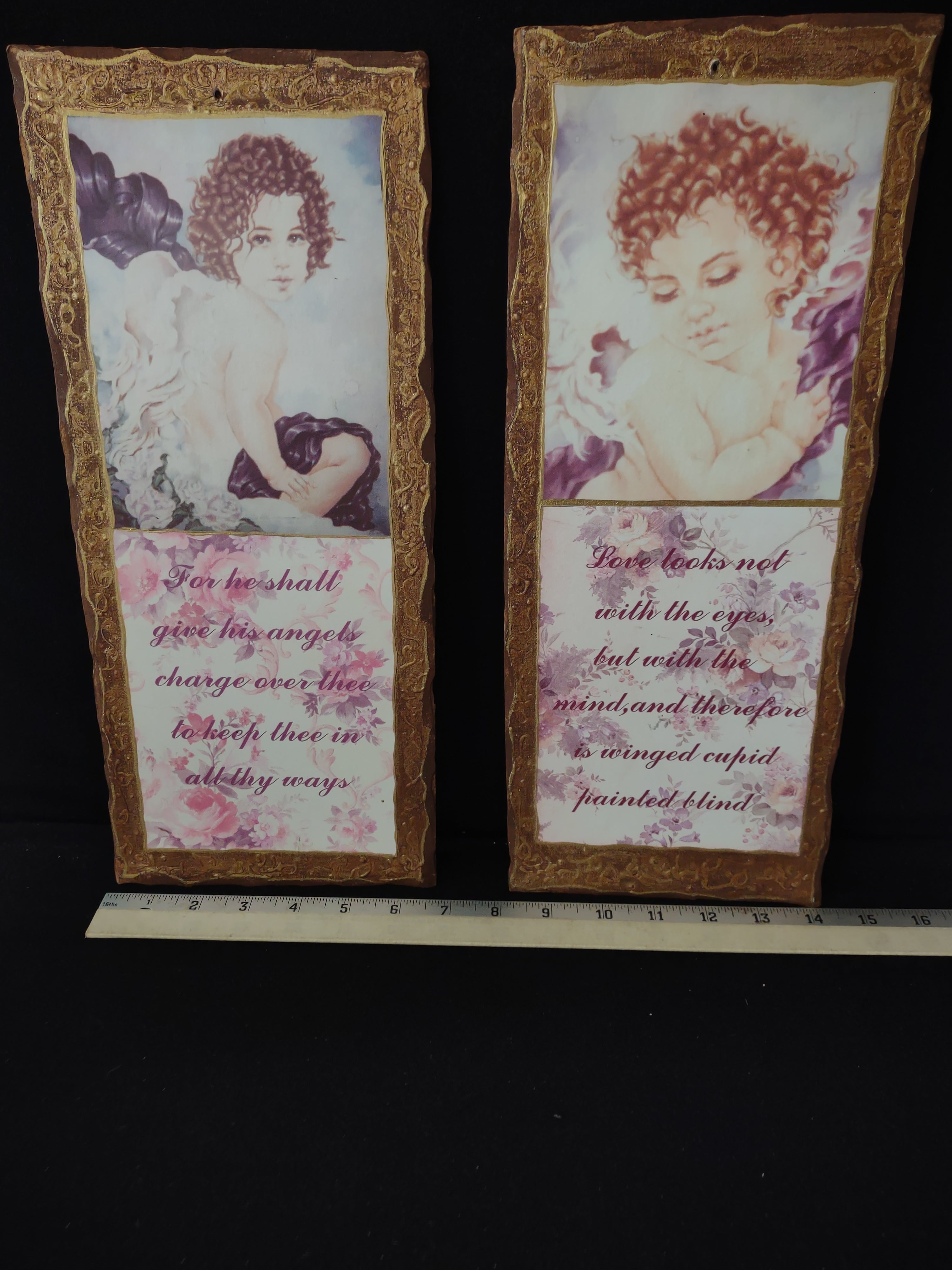 Angel Bible Verse Cupid A Midsummer Night's Dream Wall Hanging (Lot 3863)