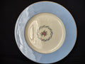 Vintage Lenox Blue Rim Black Starr & Frost Gorham Dinner Plate (lot 1797)