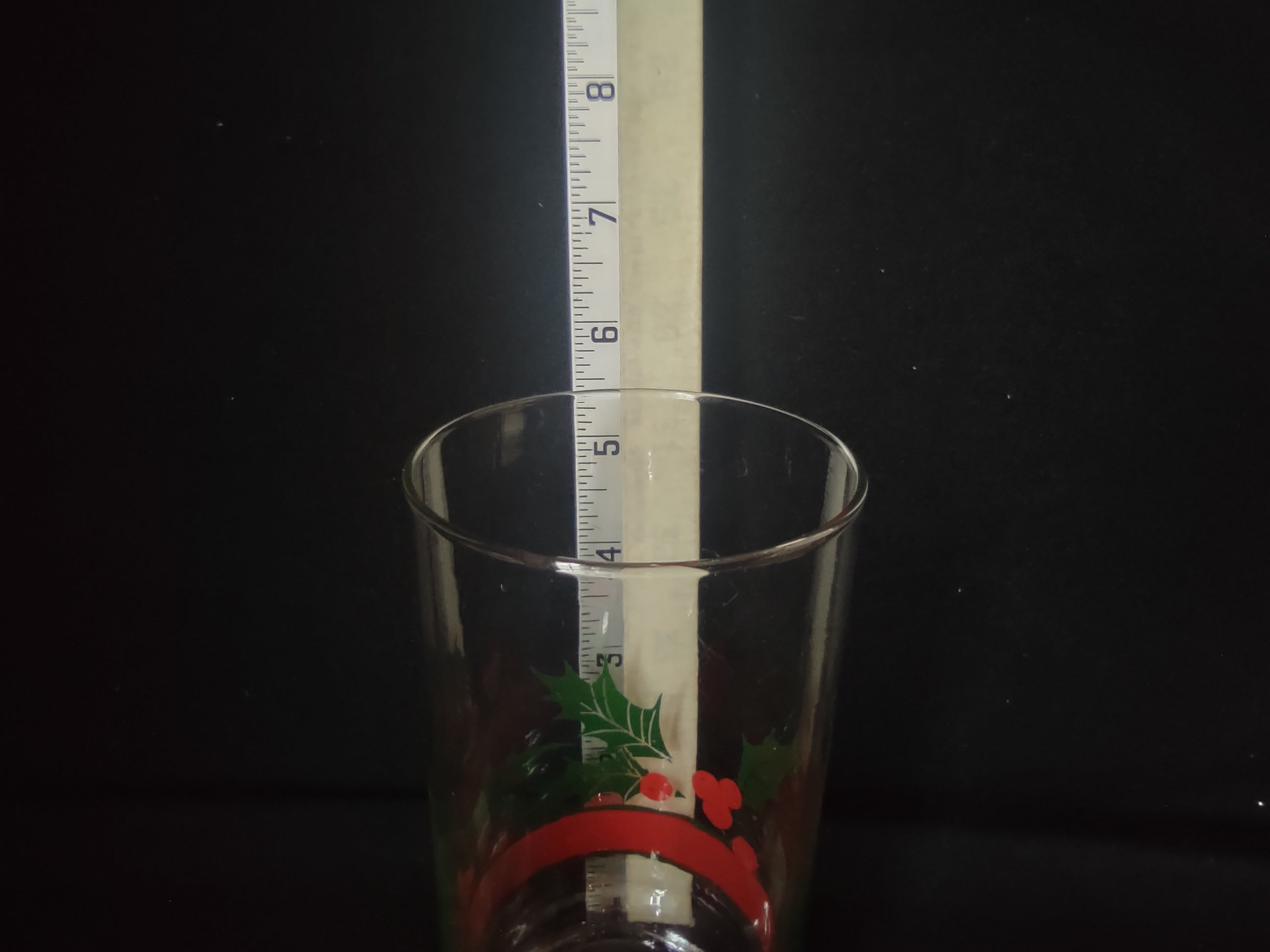 Vintage Set of 3 Libbey Water Dinner Glass (lot 2290)