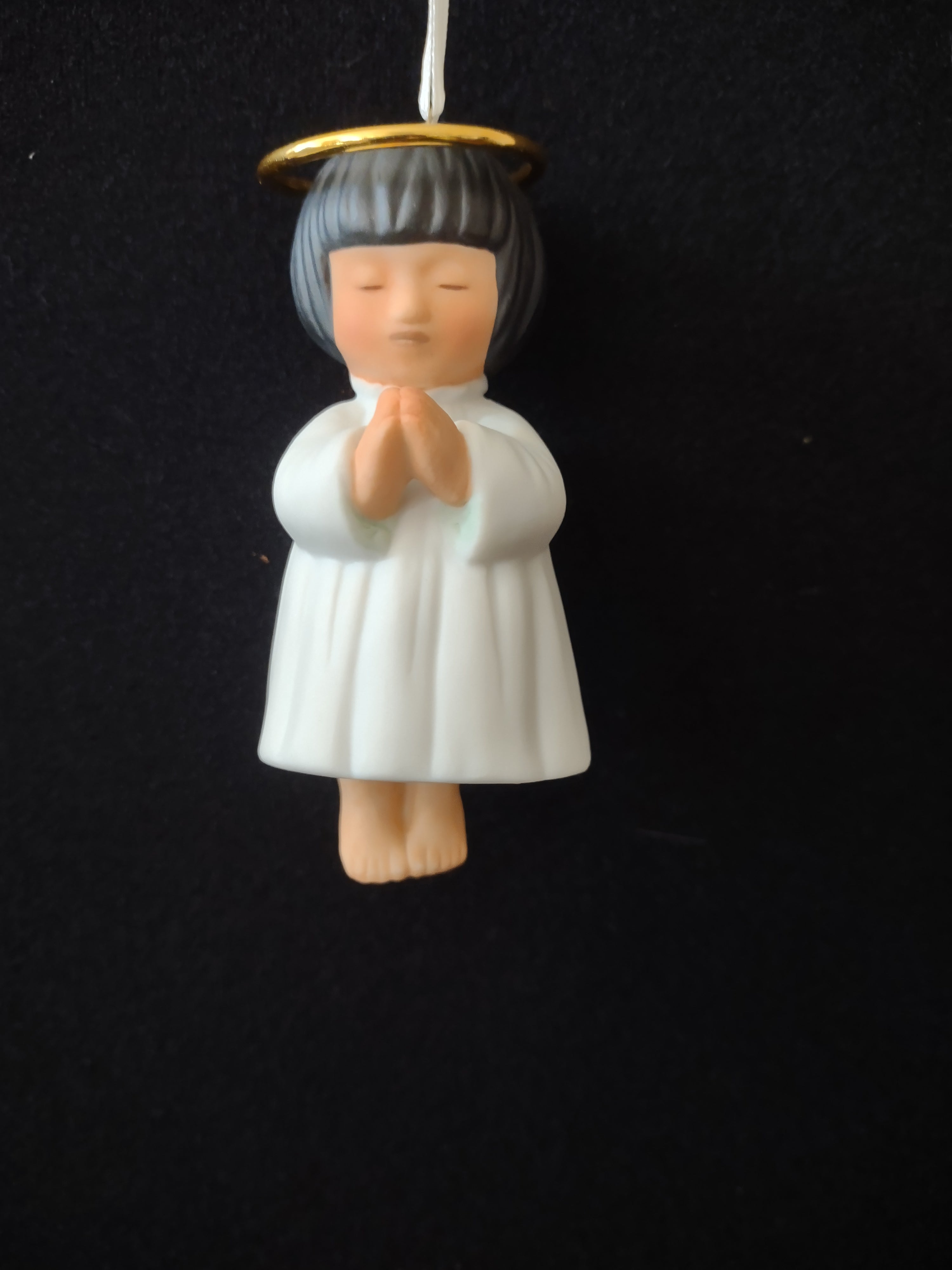 Vintage 1995 Hallmark Angel Bell Carole Praying (Lot 4137)