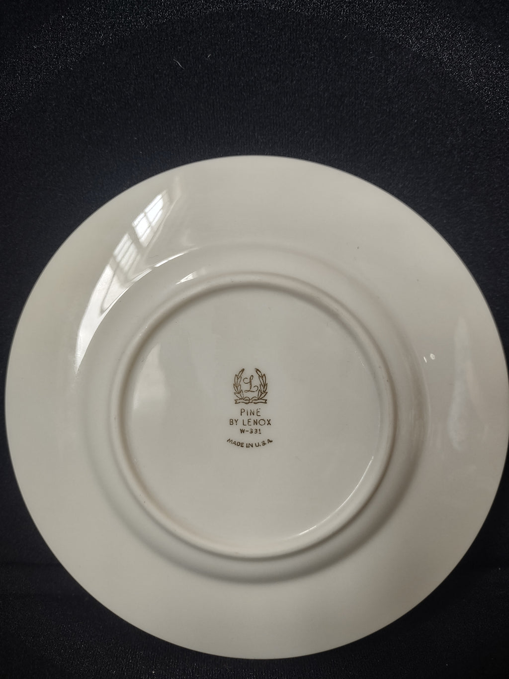 Vintage Lenox Pine W-331 Dessert or Bread Plate 6-1/4" (lot 1866)