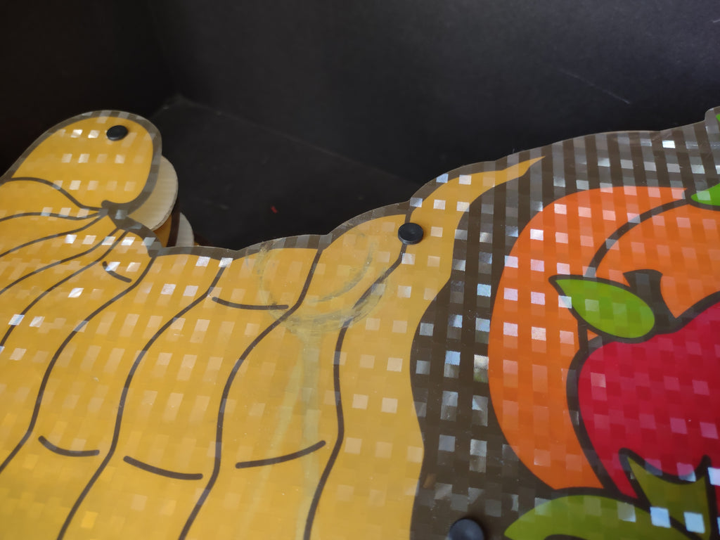 Thanksgiving Cornucopia x 6 Holographic Light Up Window IMPERFECT (lot 3276j)