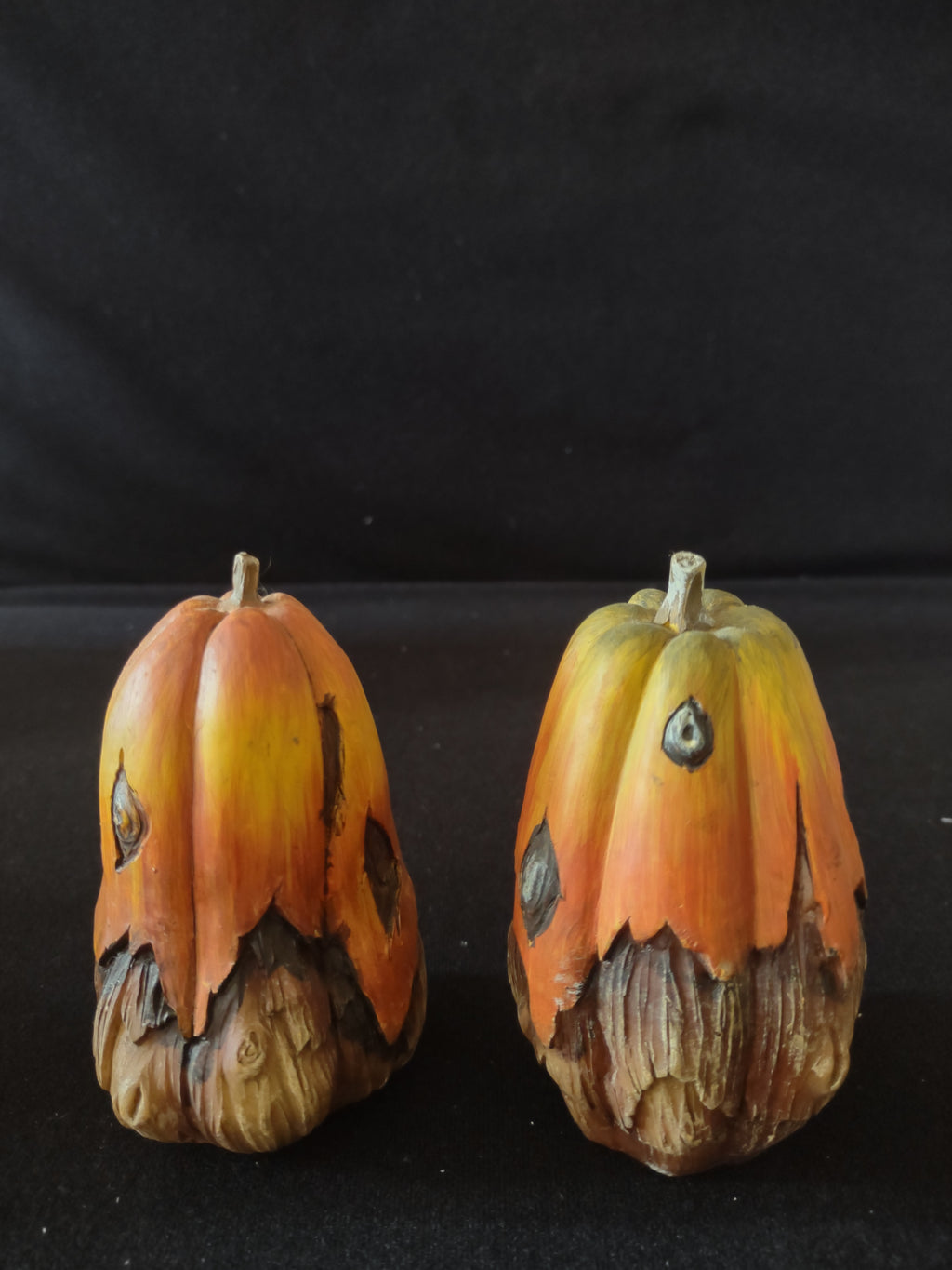 Autumn Fall Thanksgiving Resin Decorated Pumpkins (Lot 3257)