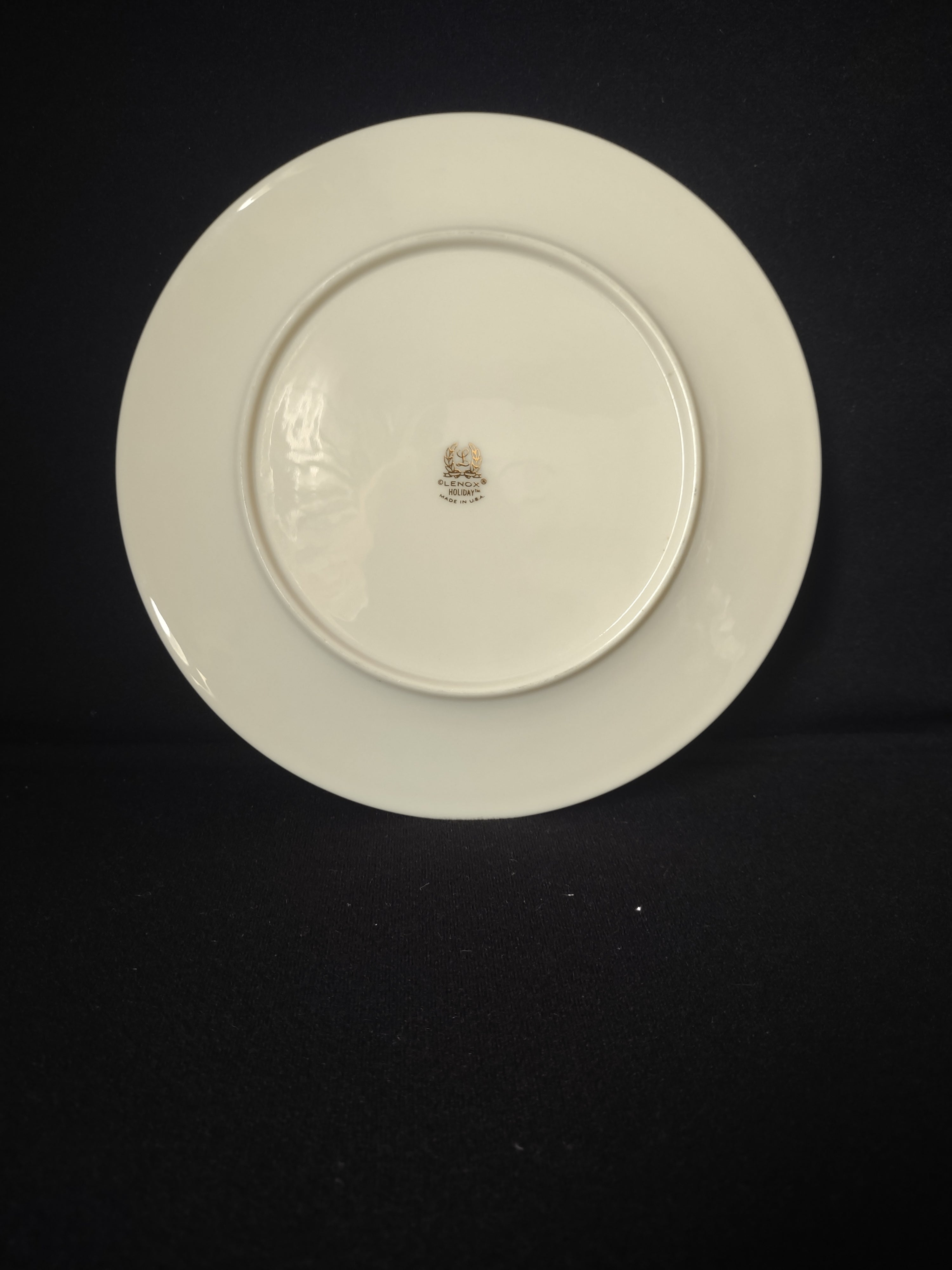 Vintage Lenox Holiday Salad or Luncheon Plate 8-1/8" (lot 1870)