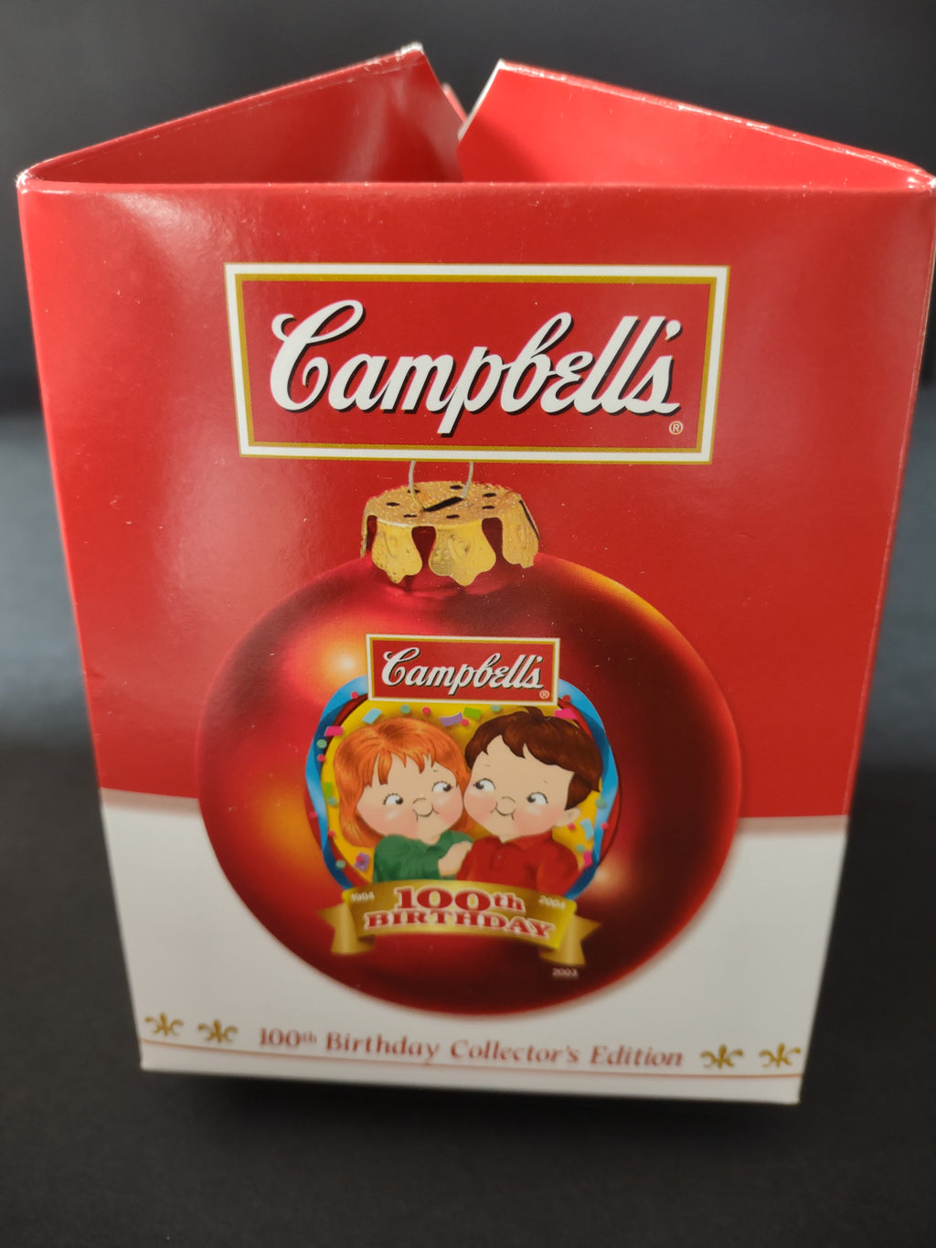 Vintage Christmas 2003 Campbells Red Collector Edition Ornament (Lot 4703)