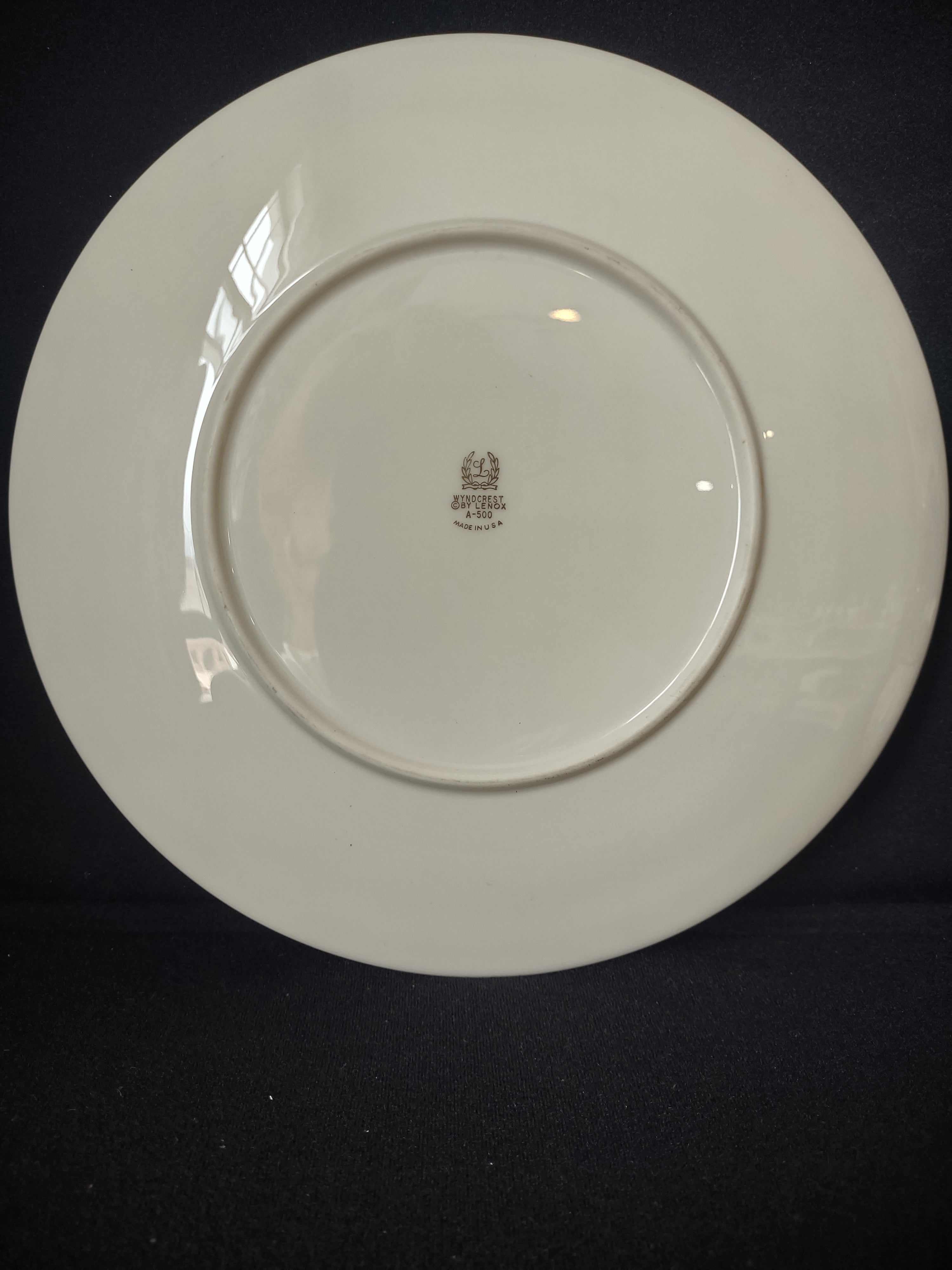 Vintage Lenox Wyndcrest A-500 Dinner Plate 10-1/4" (lot 1862)