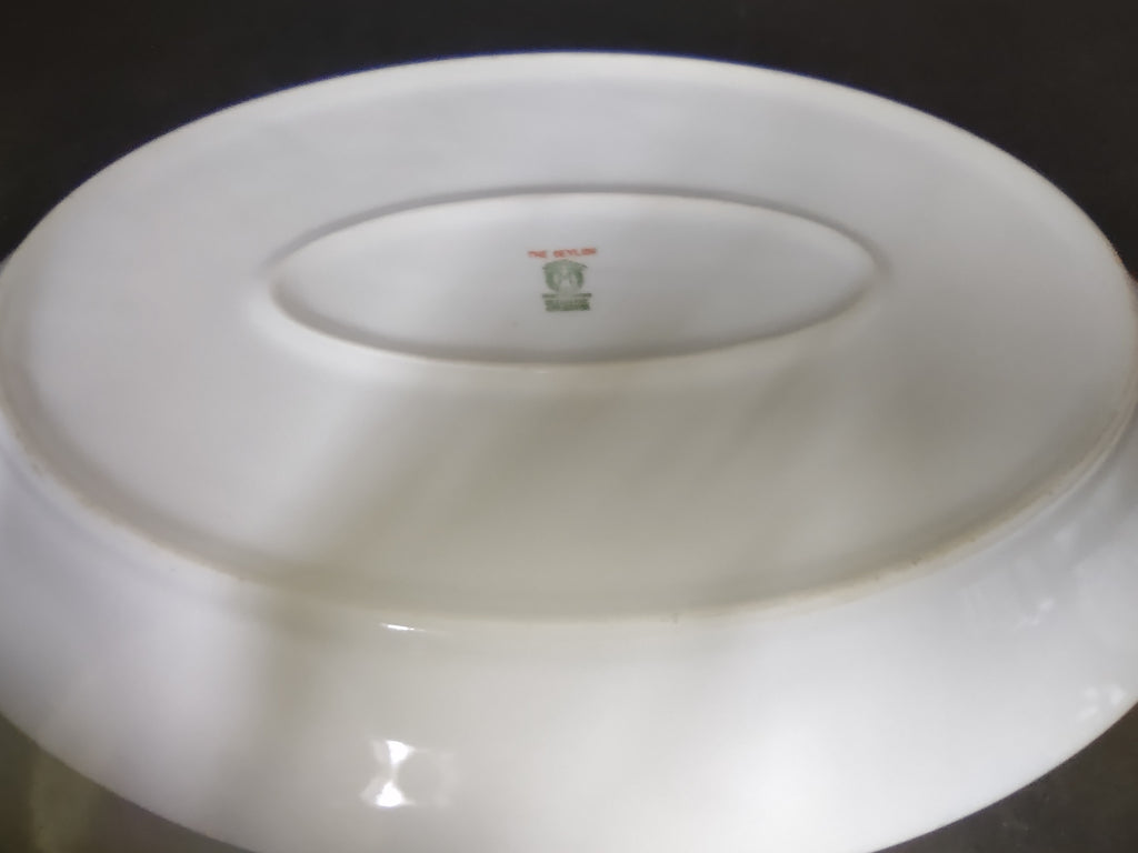 Vintage Noritake Ceylon Serving Platter 14" x 10" (lot 2617)