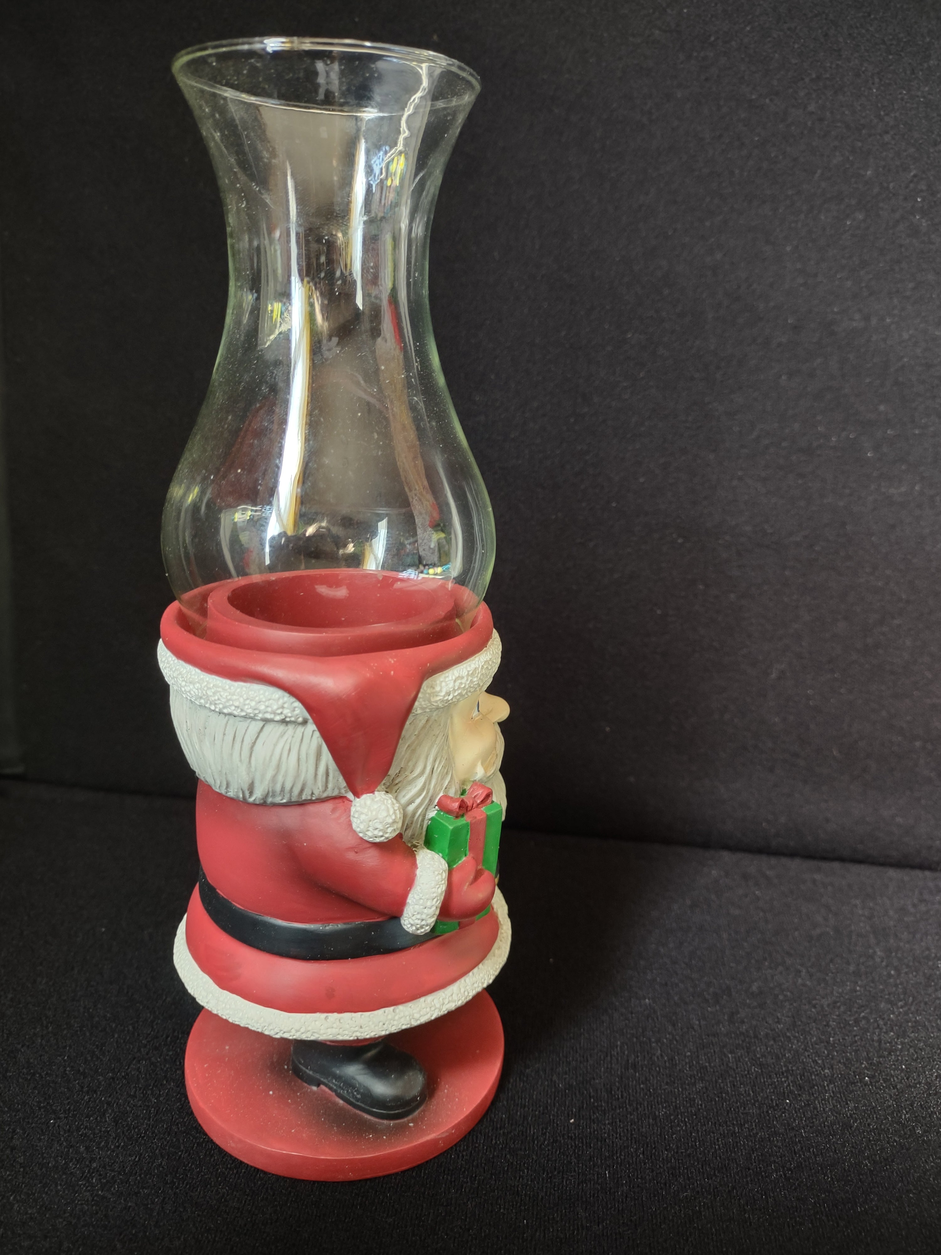 Christmas Mini Santa Tabletop Liquid Candle - NOT INCLUDED Lamp (lot 1517)