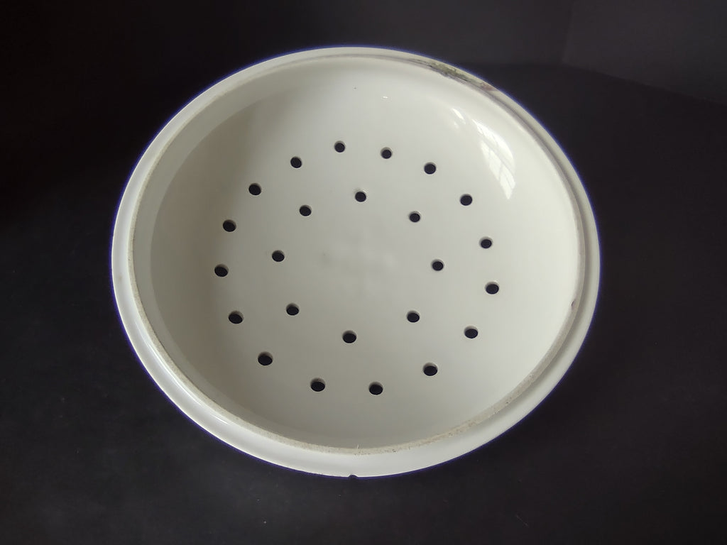 Haviland France Limoges Pancake Lid ONLY Floral Round 7" IMPERFECT (lot 1024)
