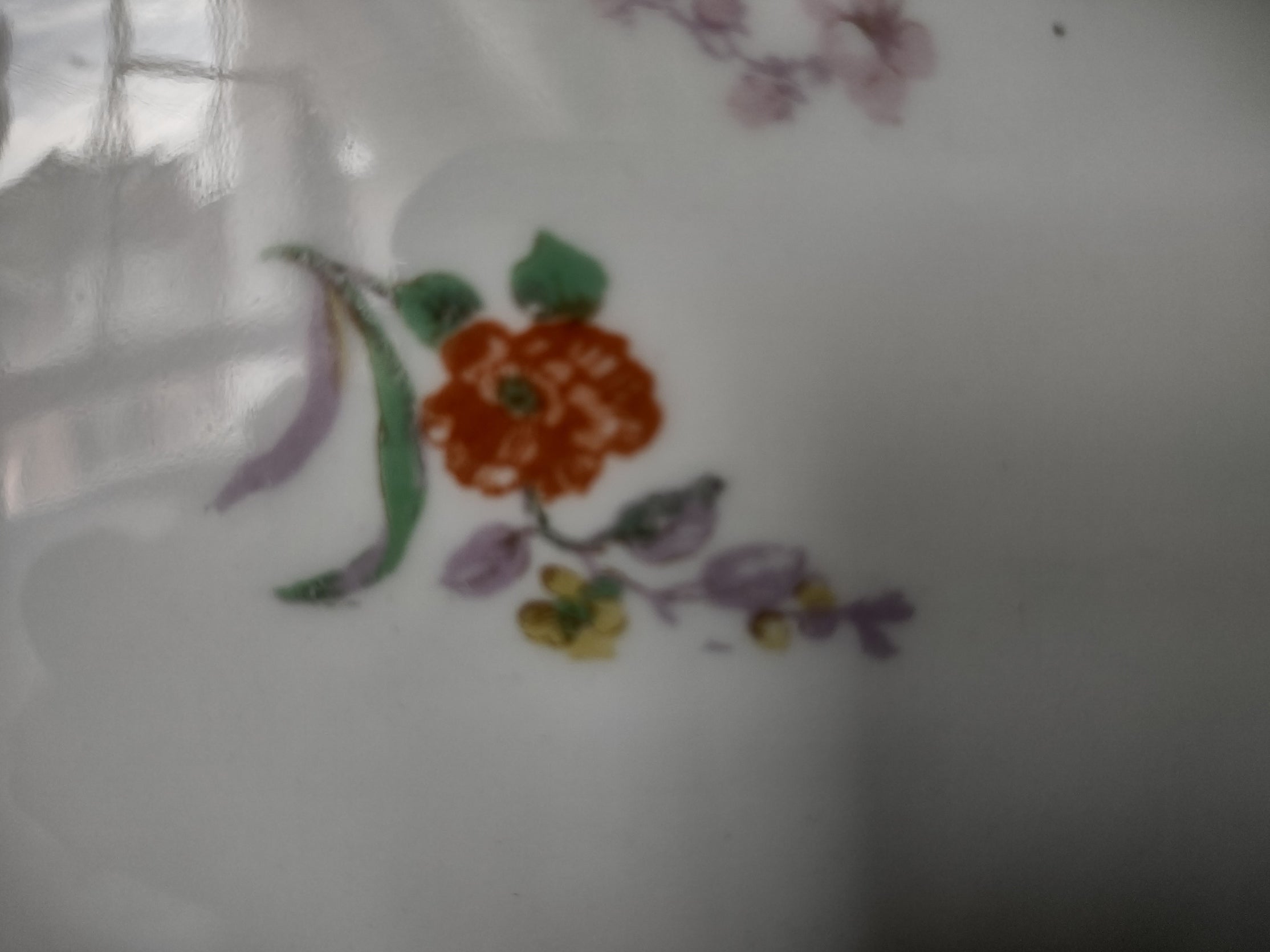 Vintage French Chic Haviland Limoges White Jewel Dessert Plate Floral (lot 804)