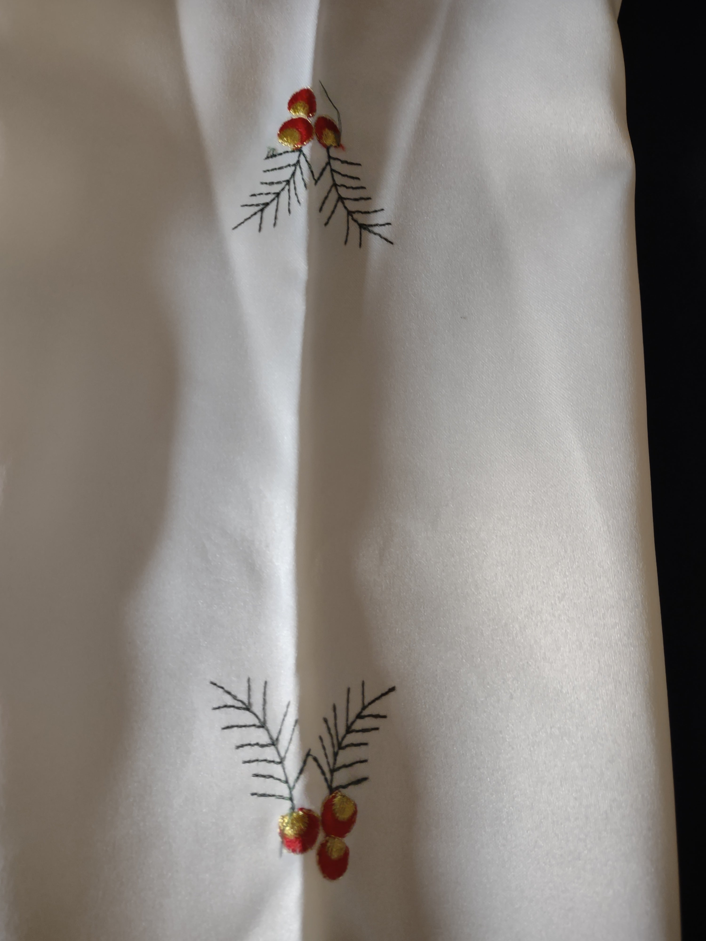 Christmas Red Poinsettia 60X84 Table Cloth 15X72 Table Runner (Lot 4331)