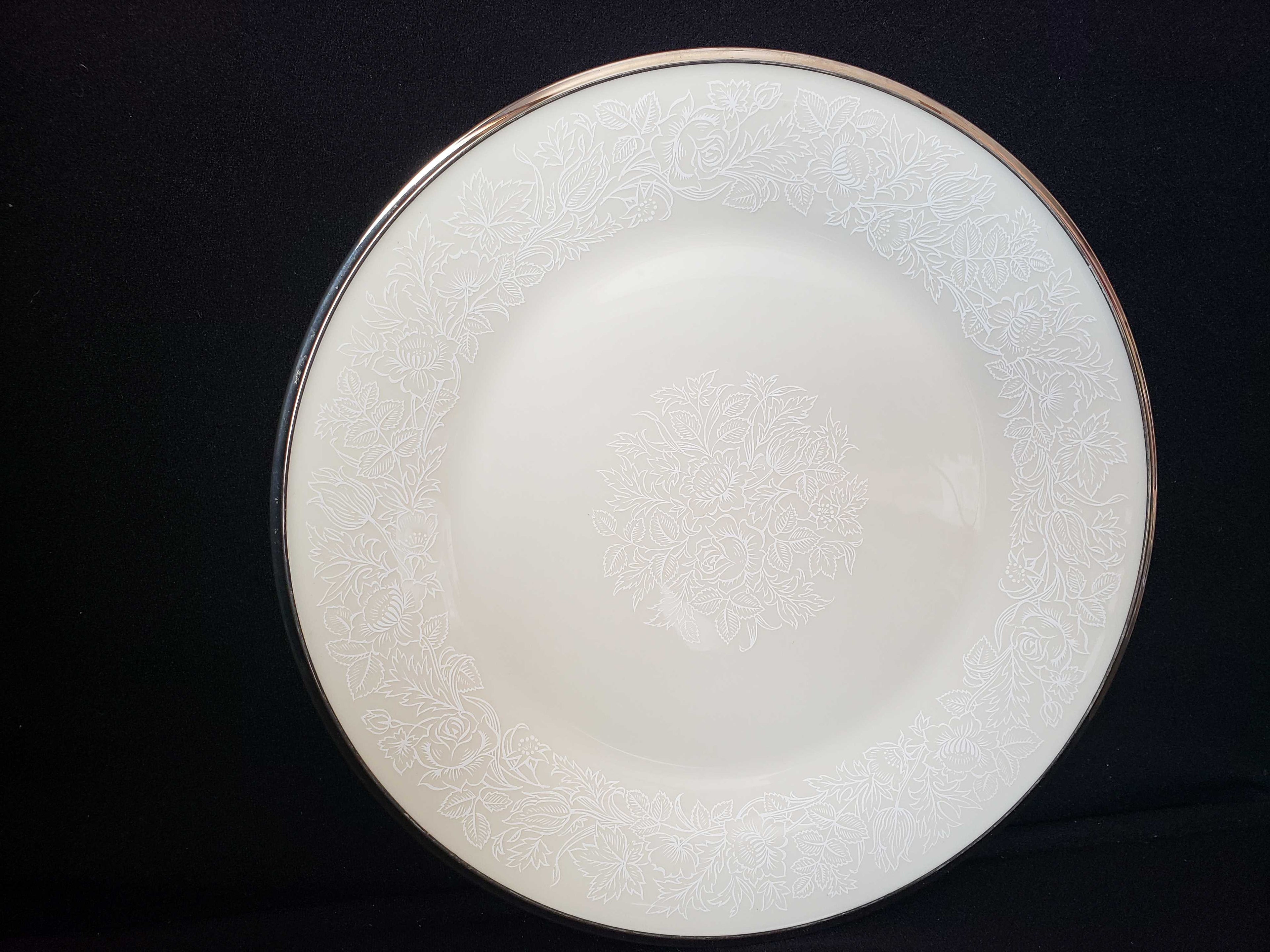 Vintage Lenox Dinner Plate Moonspun 10-3/4" (lot 1979)