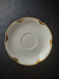 Haviland Limoges Silver Anniversary Gold Trim Saucer Plate 5-1/2" (lot 660)