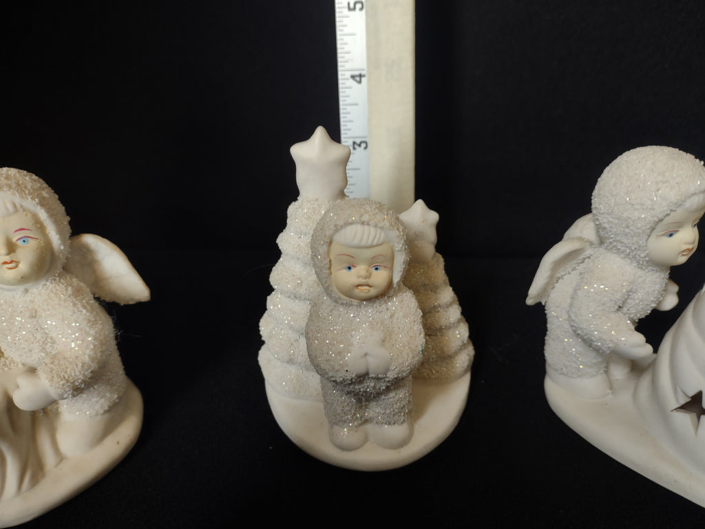 Lot of 3 Snowbabies Candle Holder (lot 1580)
