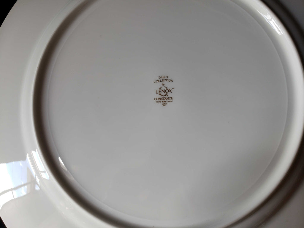 Vintage Lenox Debut Constance Fine Bone Luncheon Plate 10-3/4" (lot 1914)