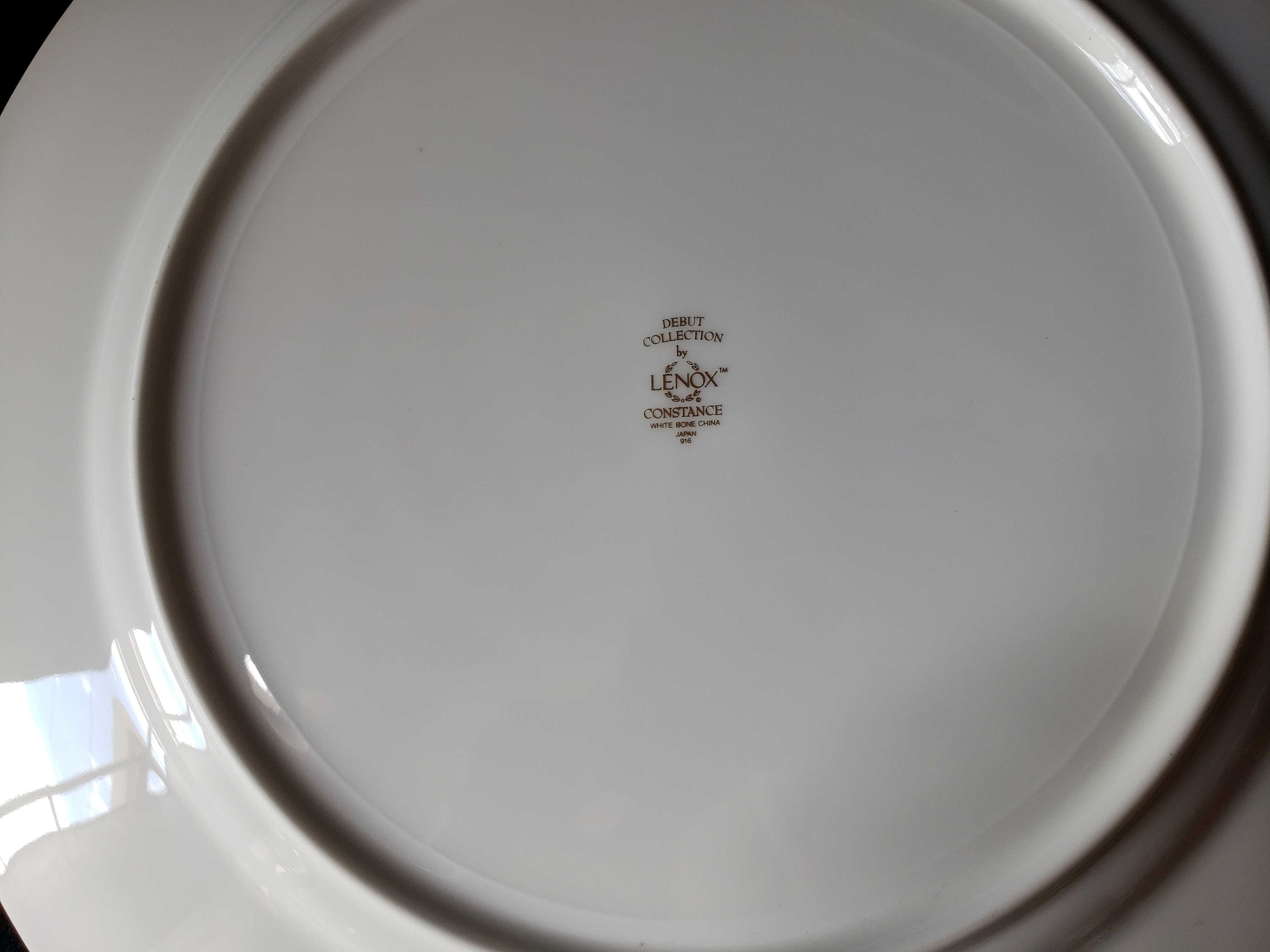 Vintage Lenox Debut Constance Fine Bone Luncheon Plate 10-3/4" (lot 1914)
