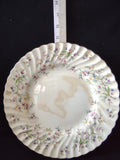 Vintage Minton Virginia Dinner Plate Bone China Floral IMPERFECT (Lot 5517)