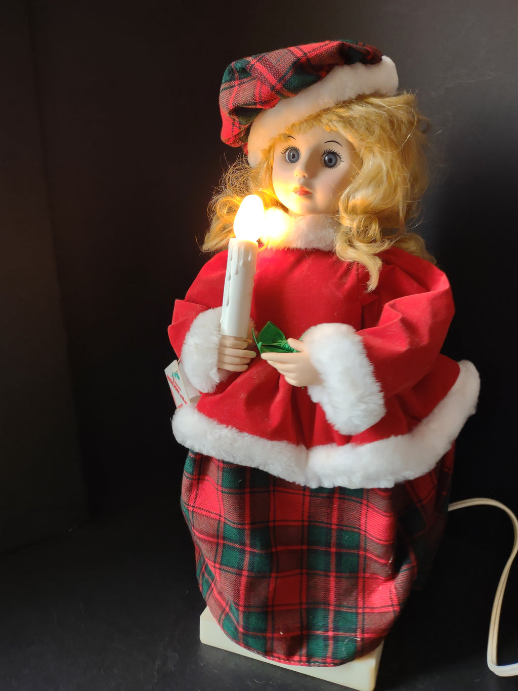 Vintage Original Christmas Motionette Figure Telco Animated (lot 1422)