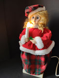 Vintage Original Christmas Motionette Figure Telco Animated (lot 1422)