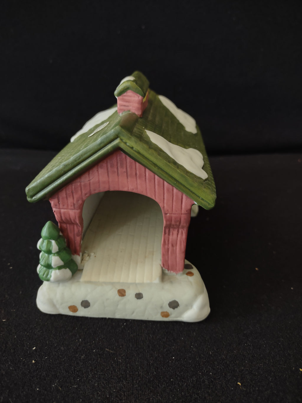 Vintage Lemax Dickensvale Collectible Porcelain Oak Ridge Bridge (Lot 3905)