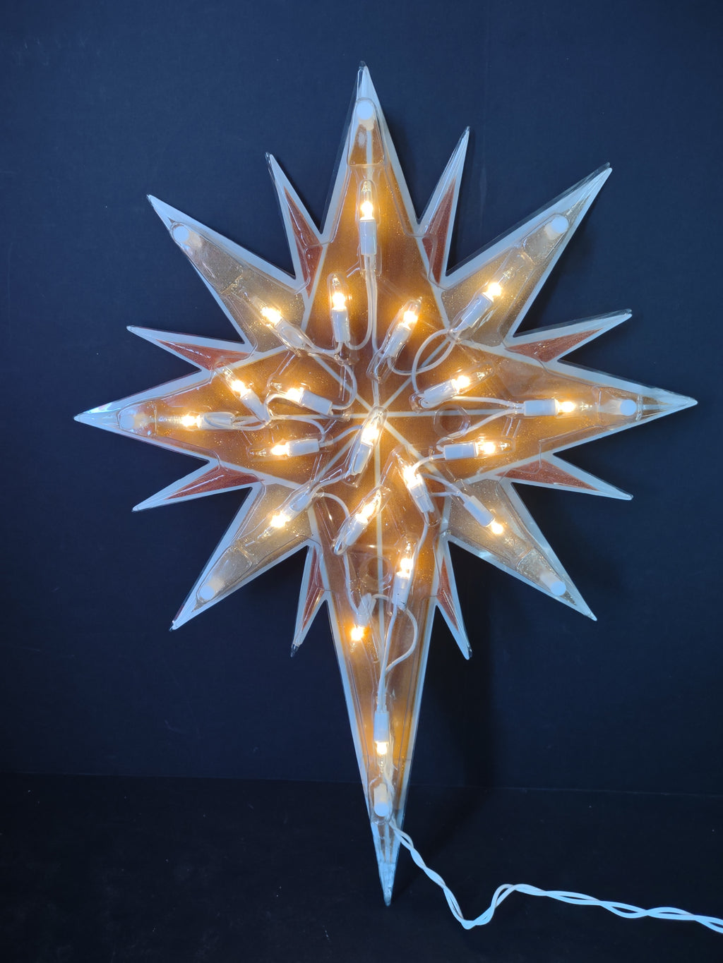 Vintage Light Up Christmas Nativity Bethlehem Star 18" (lot 3442)