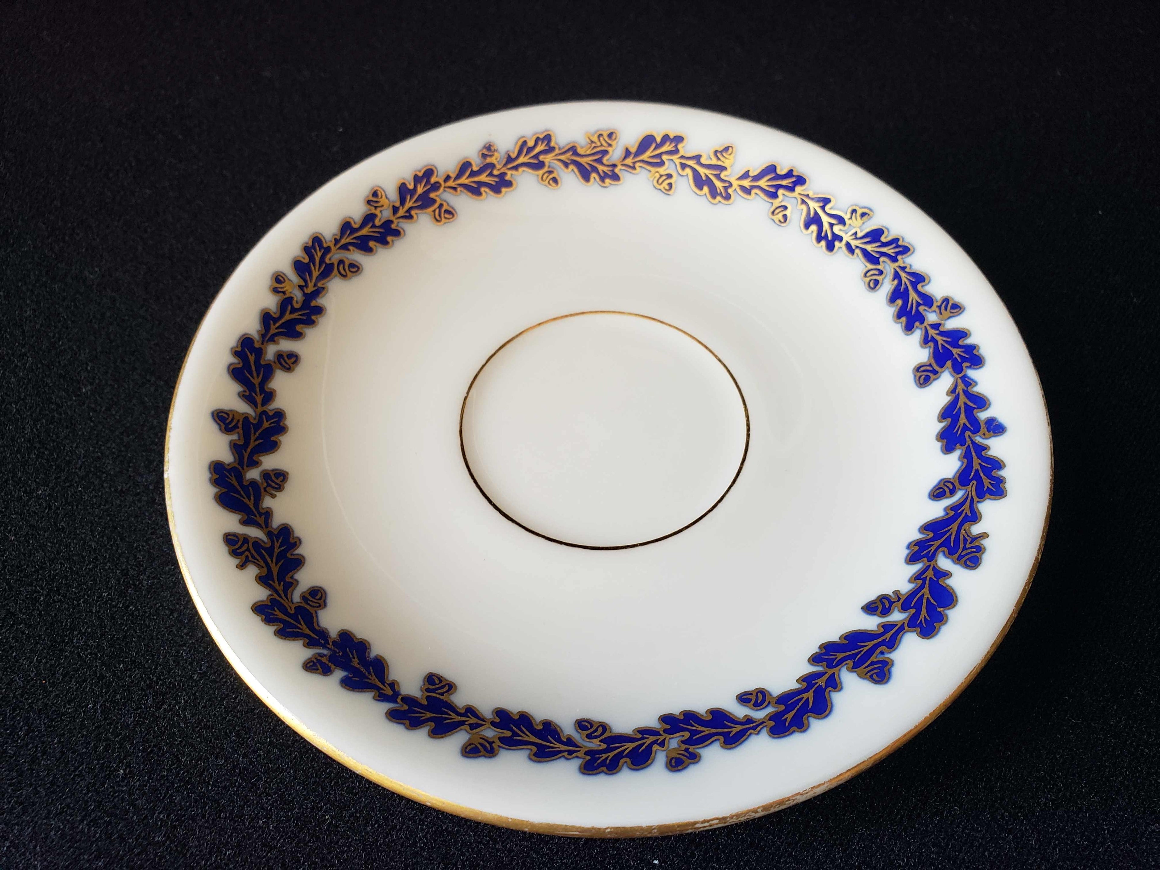 Vintage Lenox Blue Leaf Saucer ONLY (lot 1966)