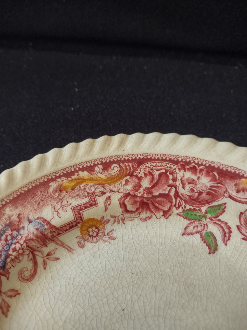 Vintage Johnson Brothers Luncheon Plate Ironstone Devonshire Pink (Lot 5672)