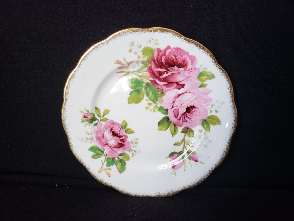 Vintage Royal Albert American Beauty Dessert or Bread Plate 6-1/4" (lot 2047)