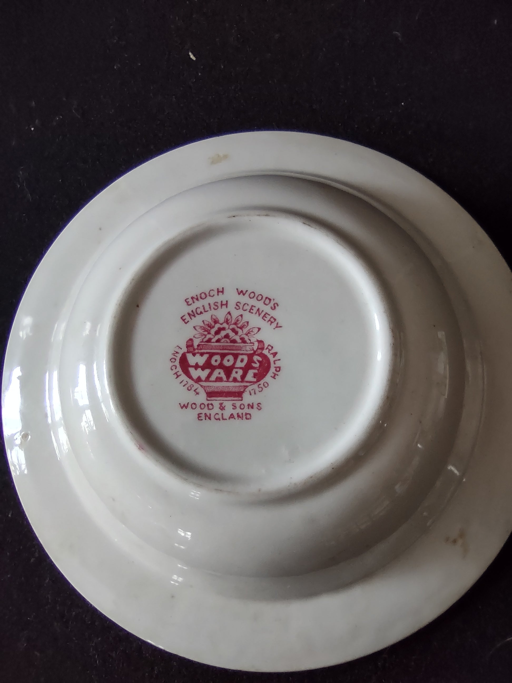 Vintage Wood Sons Soup Pasta Bowl Enoch Woods English Scenery (Lot 5682)