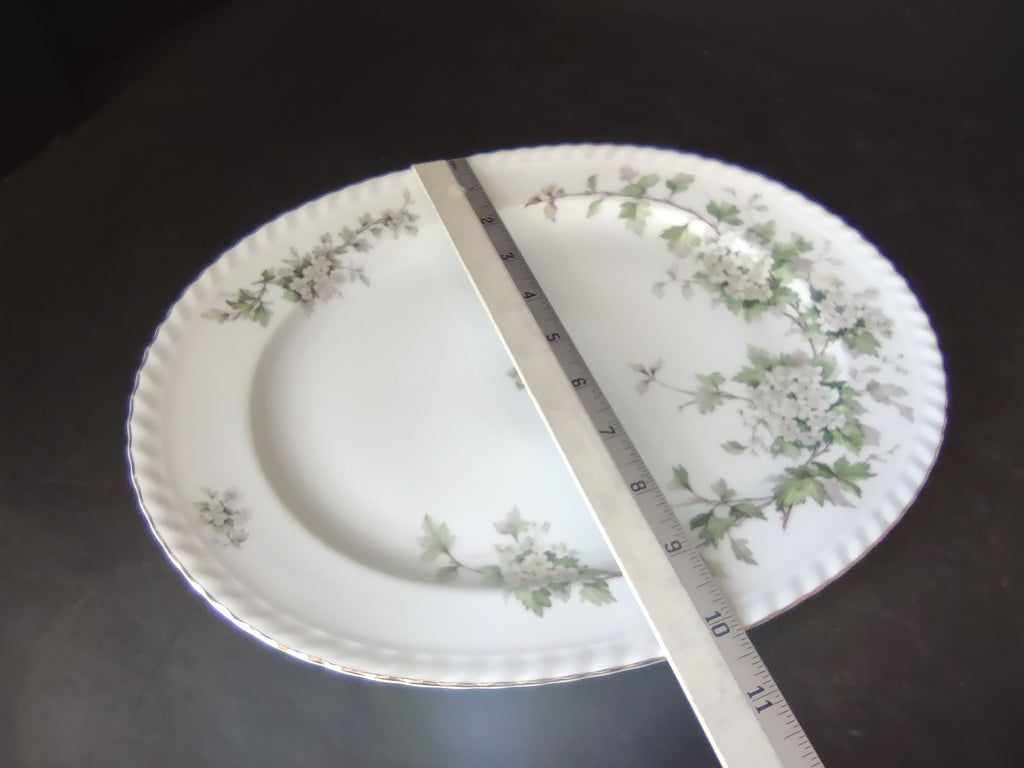 Franconia Krautheim HAWTHORN 13 3/4" Turkey Oval Serving Platter (lot 2611)