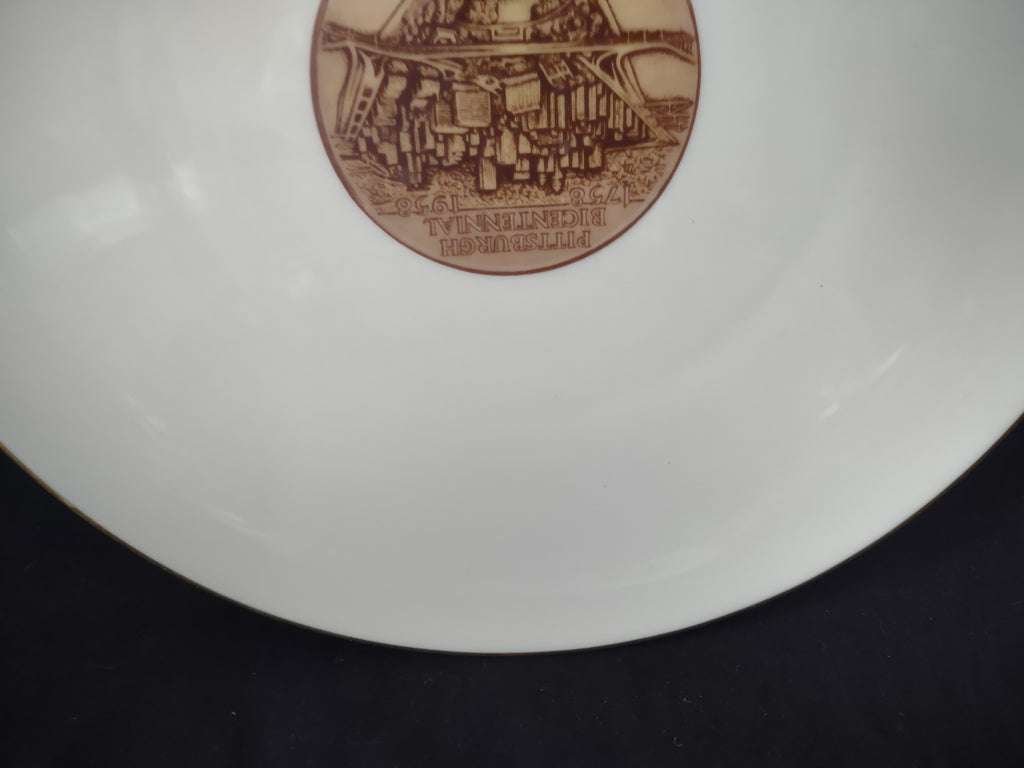 Vintage Lenox C-567 Limited Edition Pittsburgh Bicentennial Plate (lot 2002)