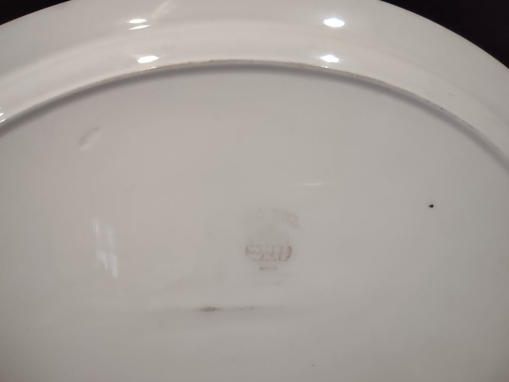 Vintage Large Serving Platter Enoch English Scenery Wood Ware (lot 5684)
