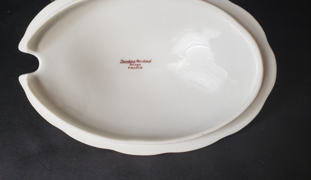 Haviland Limoges France Gold Pheasant Lid ONLY for the Gravy Bowl (lot 594)