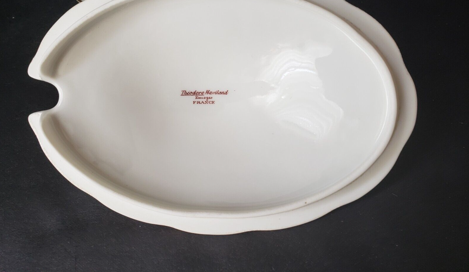 Haviland Limoges France Gold Pheasant Lid ONLY for the Gravy Bowl (lot 594)