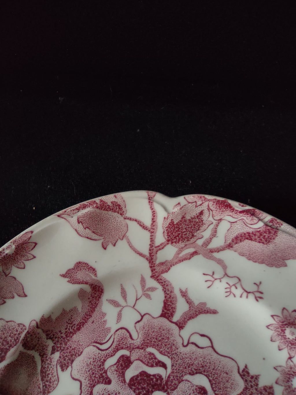 Vintage Johnson Brothers Salad Plate Ironstone English Chippendale X4 (Lot 5559)
