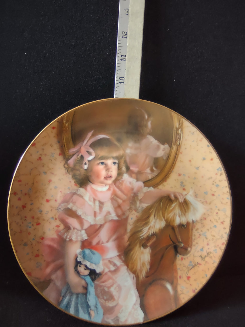 Vintage Days Gone By Collector Plate 2nd Issue Amy's Magic Horse (Lot 5188)