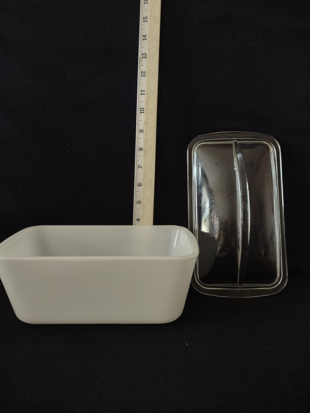Vintage Westinghouse Milk Glass Loaf & Casserole Dish One Lid ONLY (Lot 3095)