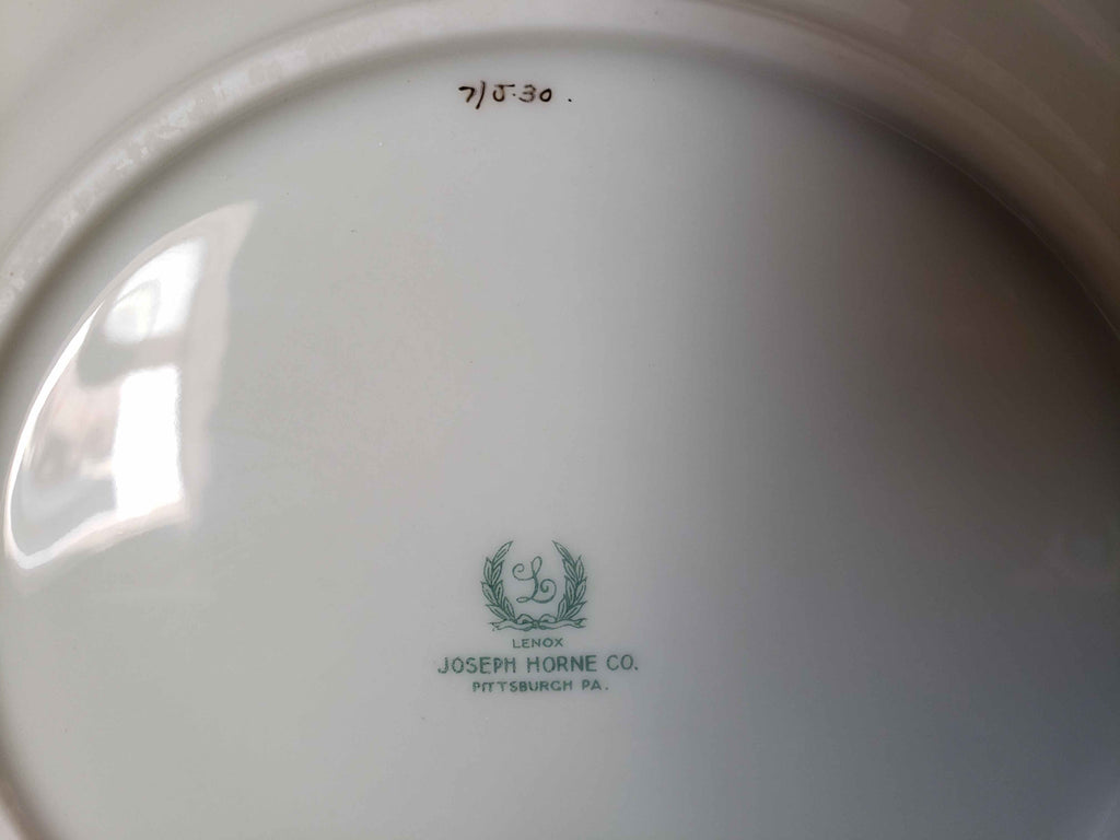 Vintage Lenox Joseph Horne Plate 8-3/8"Salad or Lancheon (lot 1975)