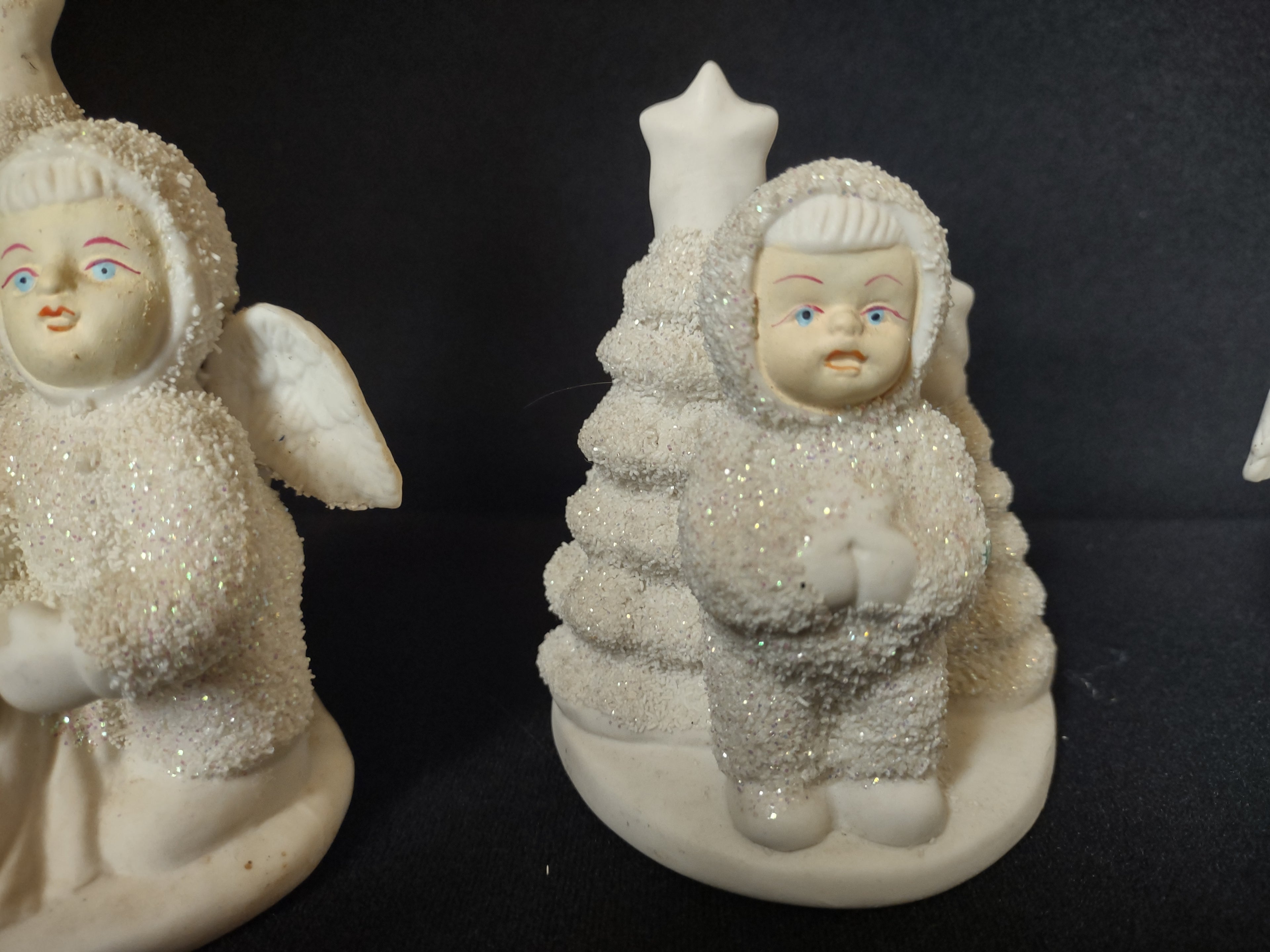 Lot of 3 Snowbabies Candle Holder (lot 1580)