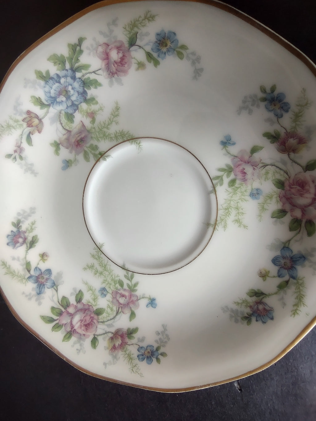Haviland Limoges Fleurette Saucer ONLY Floral (lot 810)